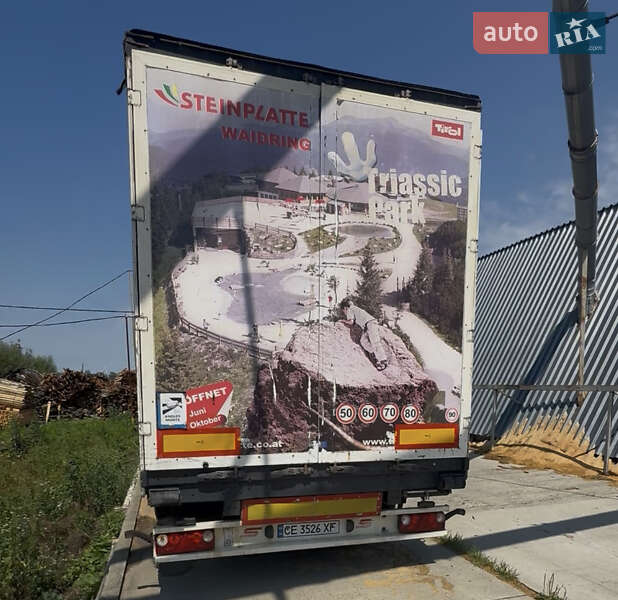 Тентованный борт (штора) - полуприцеп Schwarzmuller SPA-3E 2011 в Черновцах