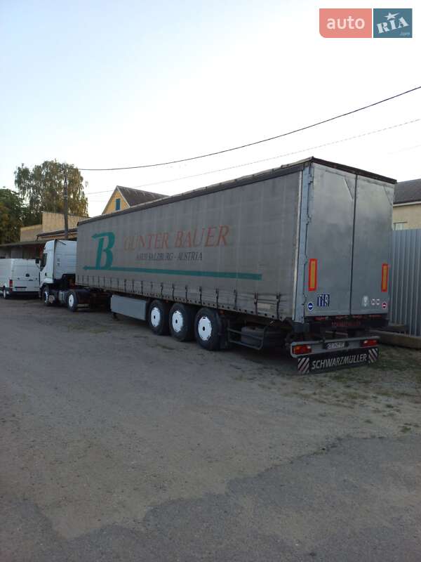Тентованный борт (штора) - полуприцеп Schwarzmuller SPA 1998 в Кропивницком фото 2 Тентованный борт (штора) - полуприцеп Schwarzmuller SPA 1998 в Кропивницком