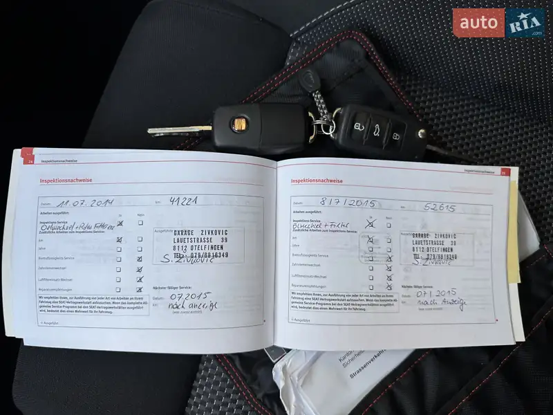 Хетчбек SEAT Leon 2010 в Луцьку документ