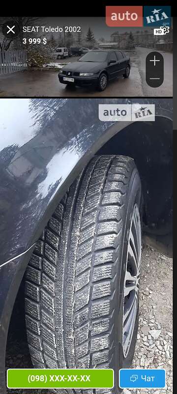 Седан SEAT Toledo 2002 в Ивано-Франковске