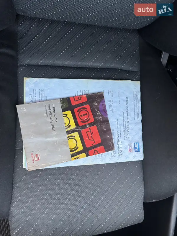 Хетчбек SEAT Toledo 2004 в Нетішині документ 2 фото Хетчбек SEAT Toledo 2004 в Нетішині документ