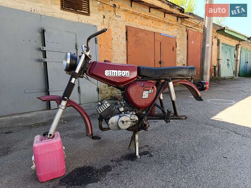Боббер Simson S51 1978 в 