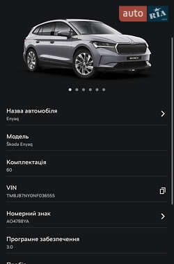 Внедорожник / Кроссовер Skoda Enyaq iV 2022 в Ужгороде