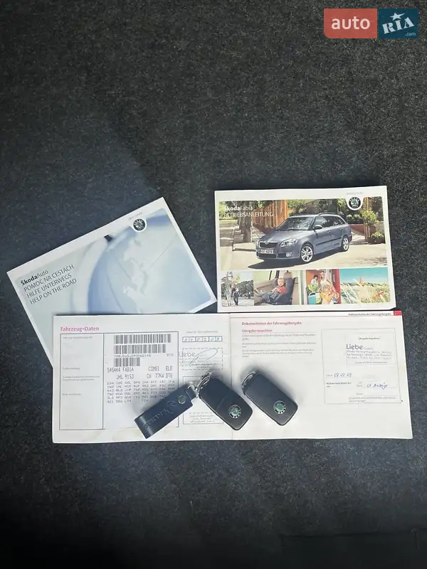 Универсал Skoda Fabia 2009 в Змиеве документ