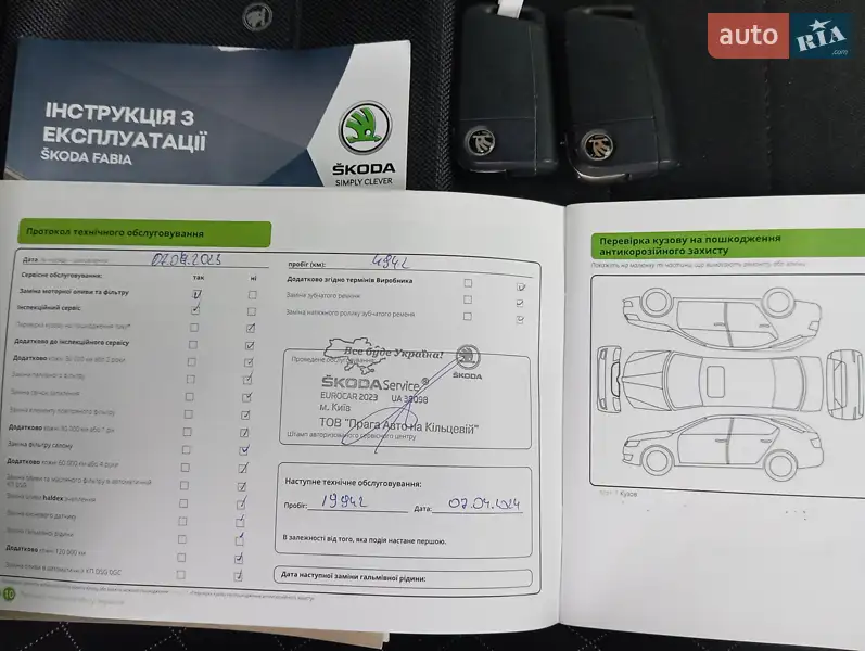 Универсал Skoda Fabia 2021 в Киеве документ