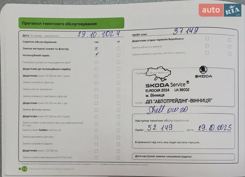 Универсал Skoda Fabia 2021 в Киеве документ 5 фото Универсал Skoda Fabia 2021 в Киеве документ