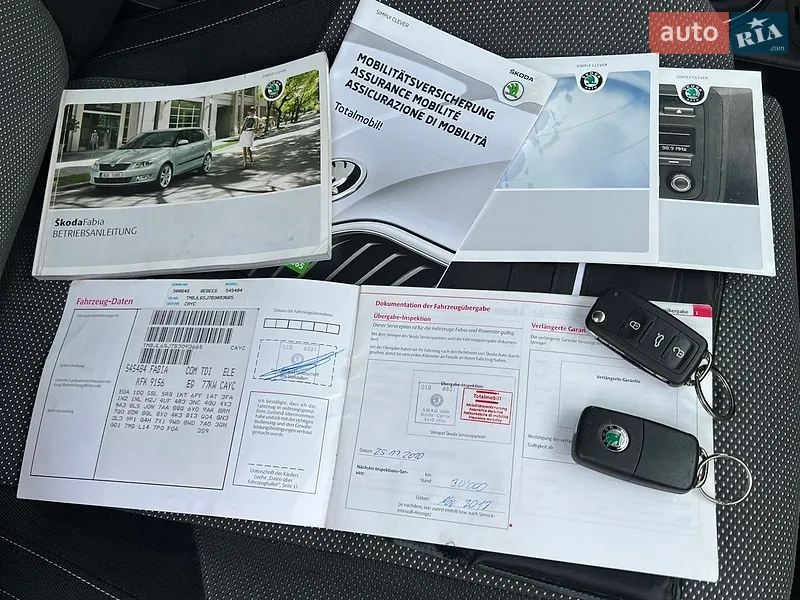 Универсал Skoda Fabia 2010 в Луцке документ