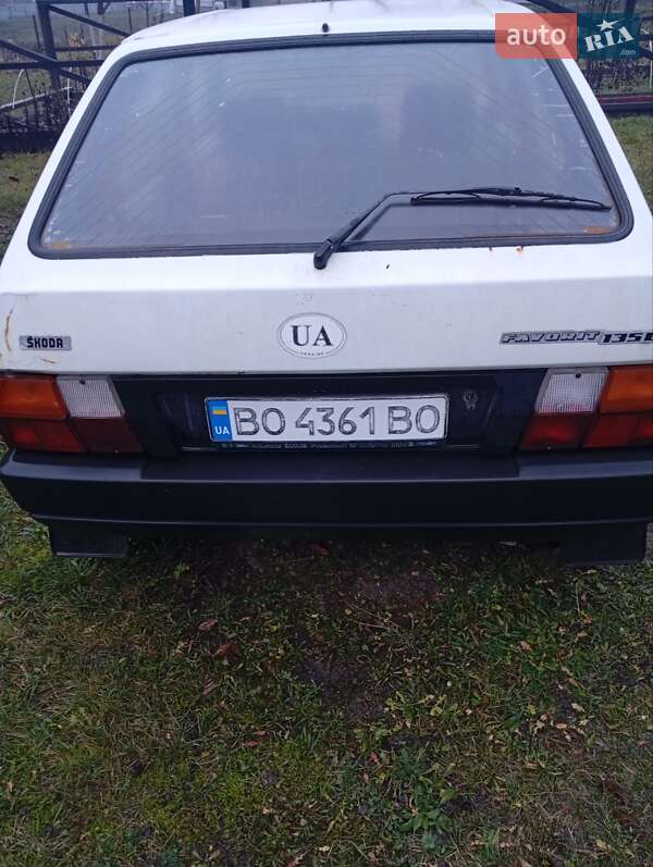 Хетчбек Skoda Favorit 1989 в Хоросткові