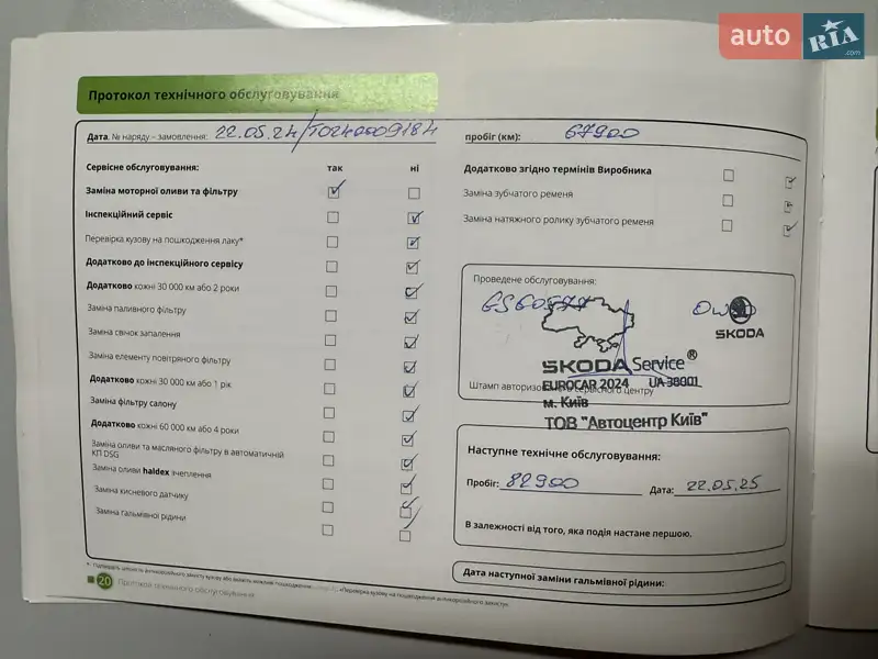 Внедорожник / Кроссовер Skoda Kodiaq 2021 в Киеве документ