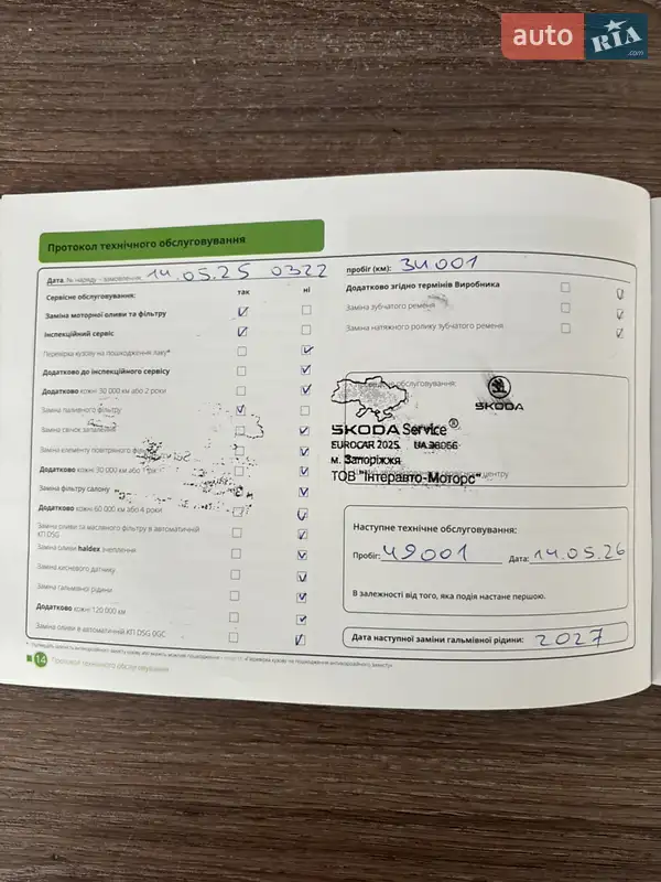 Позашляховик / Кросовер Skoda Kodiaq 2023 в Запоріжжі документ