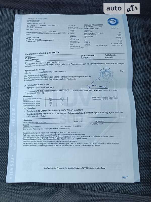 Универсал Skoda Octavia 2006 в Александрие