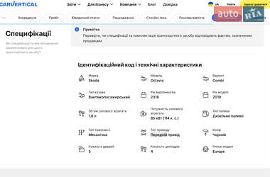 Универсал Skoda Octavia 2018 в 