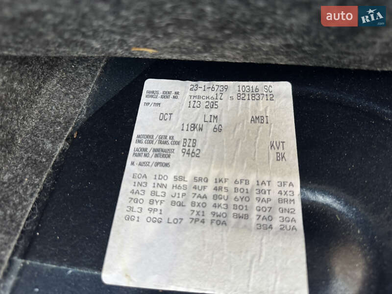 Лифтбек Skoda Octavia 2008 в Вижнице
