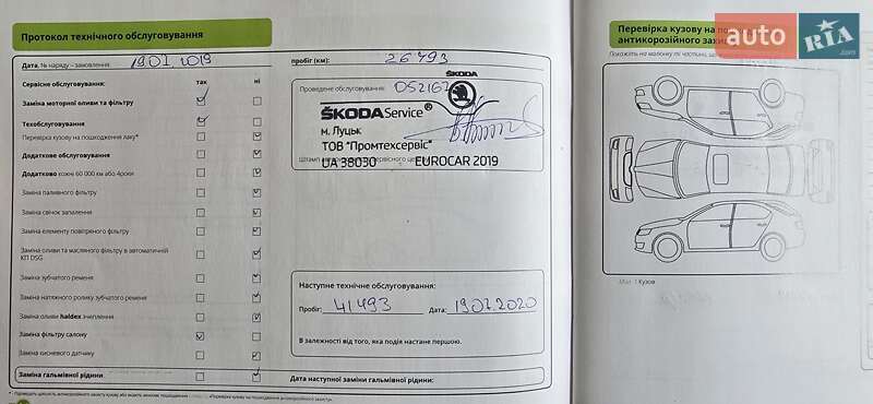 Лифтбек Skoda Octavia 2017 в Луцке