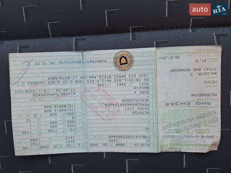 Лифтбек Skoda Octavia 2004 в Виннице фото 28 Лифтбек Skoda Octavia 2004 в Виннице