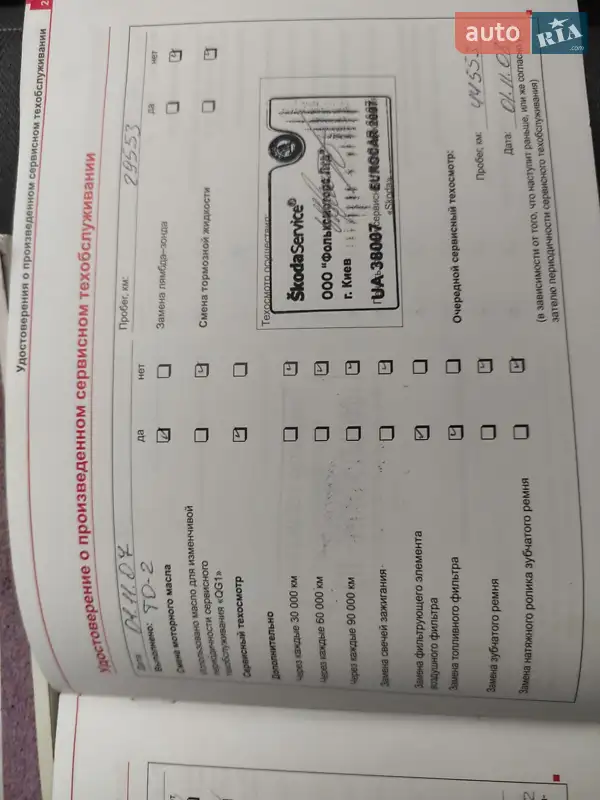 Ліфтбек Skoda Octavia 2007 в Києві документ