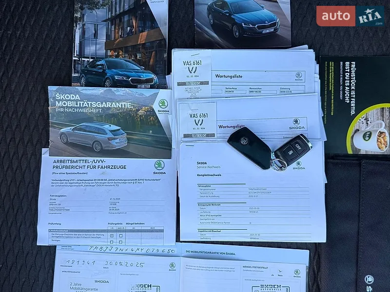 Универсал Skoda Octavia 2021 в Стрые документ