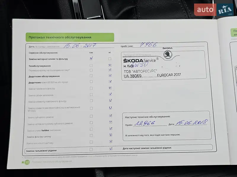 Універсал Skoda Superb 2016 в Києві документ 4 фото Універсал Skoda Superb 2016 в Києві документ