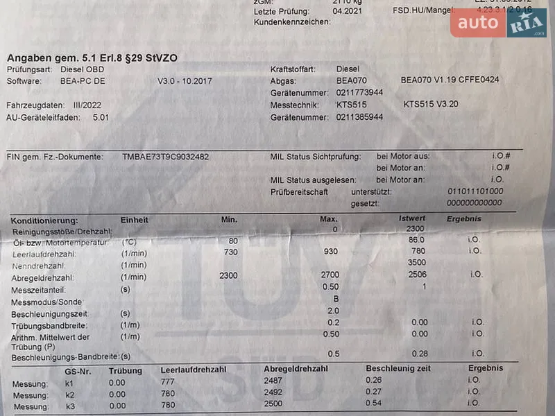 Ліфтбек Skoda Superb 2011 в Мукачевому документ