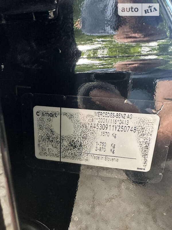 Хетчбек Smart EQ Forfour 2020 в Чернівцях