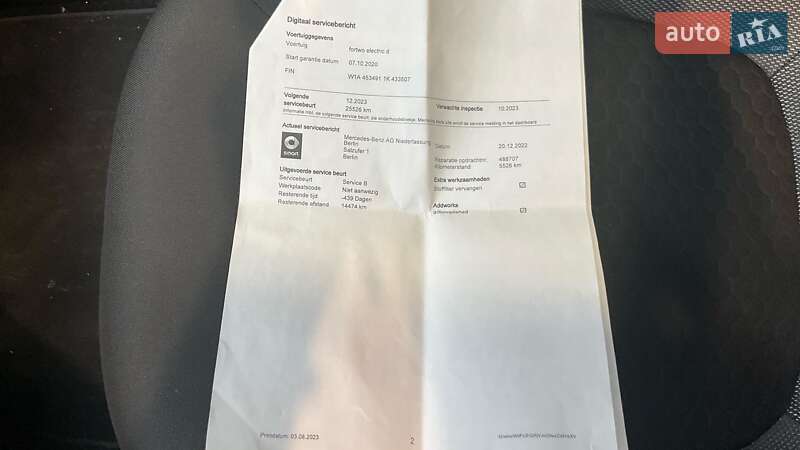 Кабріолет Smart EQ Fortwo 2020 в Києві фото 20 Кабріолет Smart EQ Fortwo 2020 в Києві