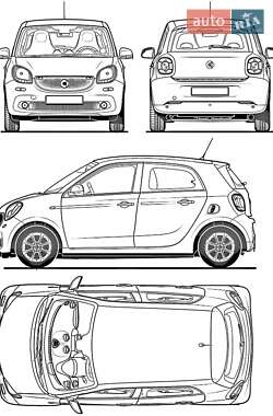 Хэтчбек Smart Forfour 2017 в 