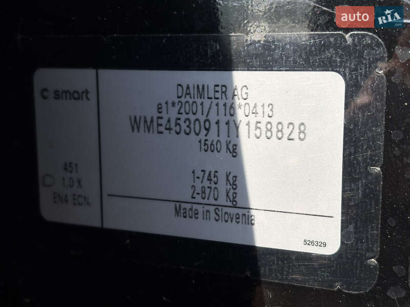 Хэтчбек Smart Forfour 2018 в Львове