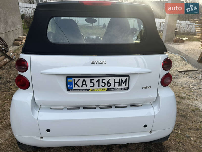 Кабриолет Smart Fortwo 2012 в Дрогобыче