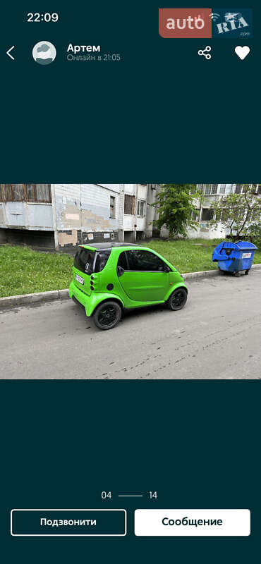 Купе Smart Fortwo 1999 в Одессе фото 4 Купе Smart Fortwo 1999 в Одессе