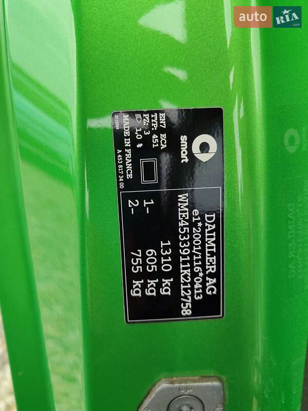 Купе Smart Fortwo 2017 в Стрию