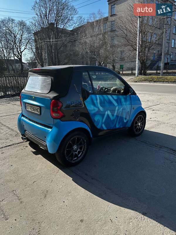 Кабріолет Smart Fortwo 2001 в Світловодську