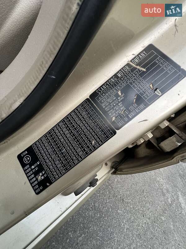 Внедорожник / Кроссовер SsangYong Kyron 2006 в Киеве фото 21 Внедорожник / Кроссовер SsangYong Kyron 2006 в Киеве