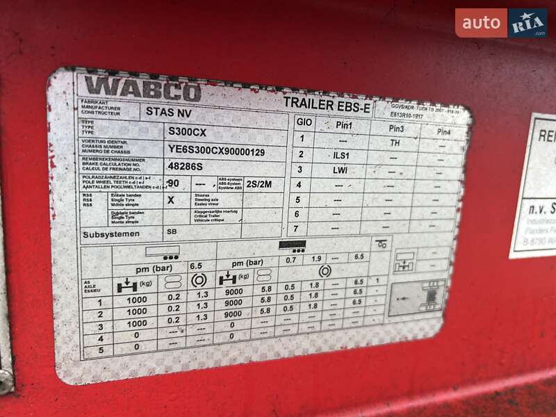 Самосвал полуприцеп STAS Alum 2009 в Хусте