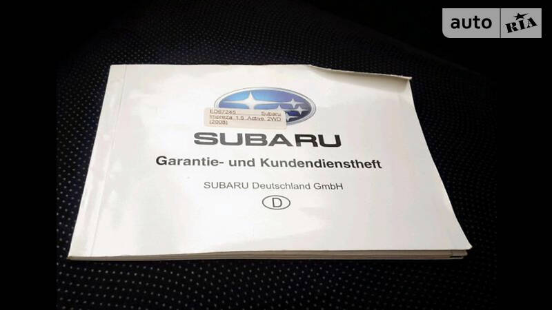 Хетчбек Subaru Impreza 2008 в Києві фото 13 Хетчбек Subaru Impreza 2008 в Києві
