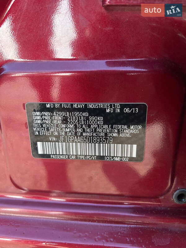 Хэтчбек Subaru Impreza 2013 в Киеве фото 28 Хэтчбек Subaru Impreza 2013 в Киеве