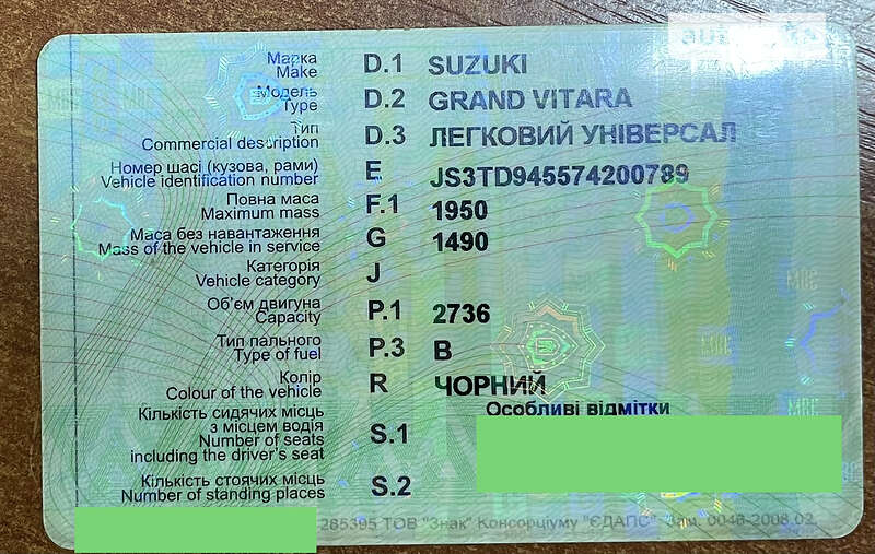 Внедорожник / Кроссовер Suzuki Grand Vitara 2007 в Запорожье