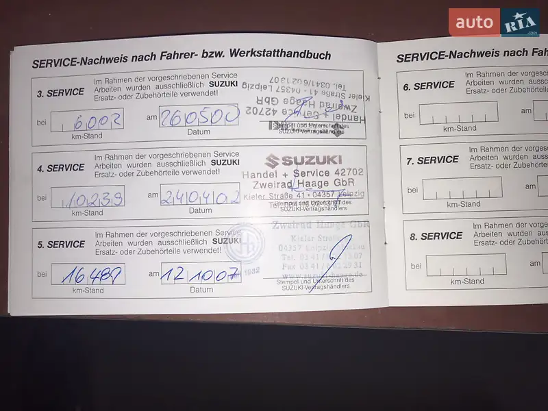 Мотоцикл Спорт-туризм Suzuki GSF 600 Bandit S 1997 в Полтаві документ