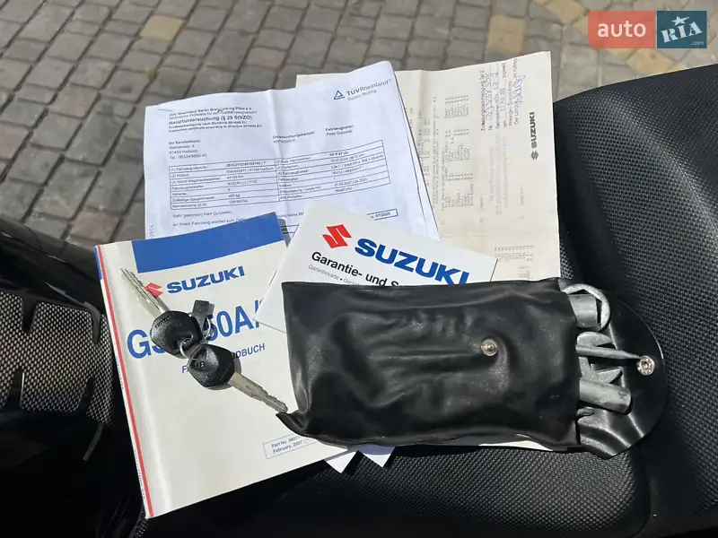 Мотоцикл Спорт-туризм Suzuki GSF 650 Bandit 2007 в Буске документ