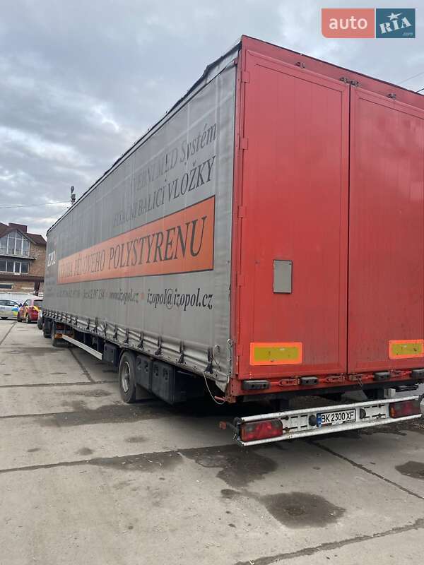 Тентованный борт (штора) - полуприцеп Svan СНТР-10 2005 в 