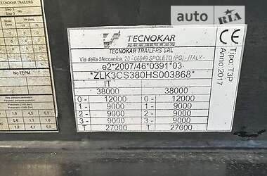 Цистерна полуприцеп Tecnokar T2GP 2017 в 