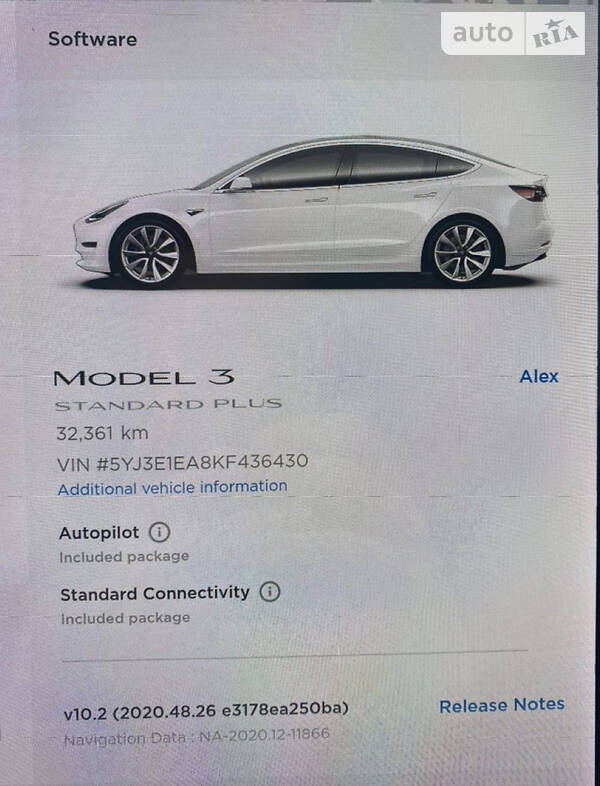 Седан Tesla Model 3 2019 в Києві