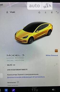 Седан Tesla Model 3 2019 в Одессе