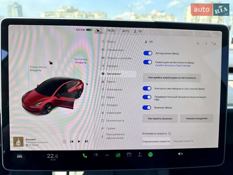 Седан Tesla Model 3 2021 в Киеве