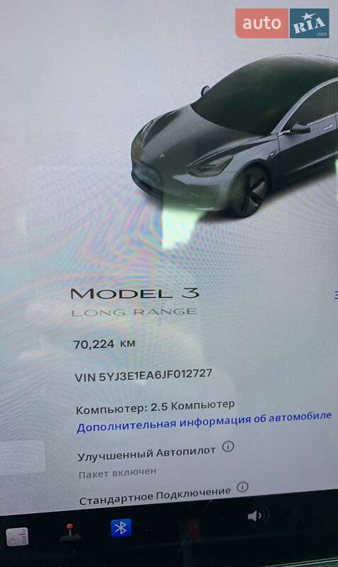 Седан Tesla Model 3 2018 в Білій Церкві