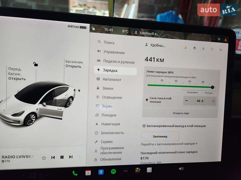 Седан Tesla Model 3 2019 в Бориславі