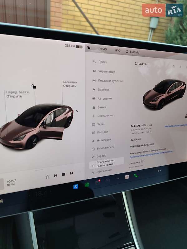Седан Tesla Model 3 2019 в Запоріжжі
