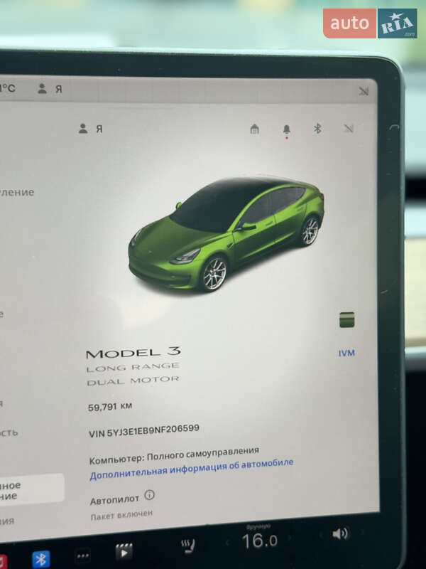 Седан Tesla Model 3 2022 в Хмельницком