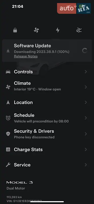 Седан Tesla Model 3 2019 в Одесі документ