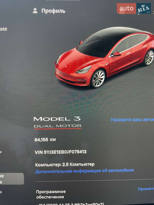 Седан Tesla Model 3 2018 в Львові