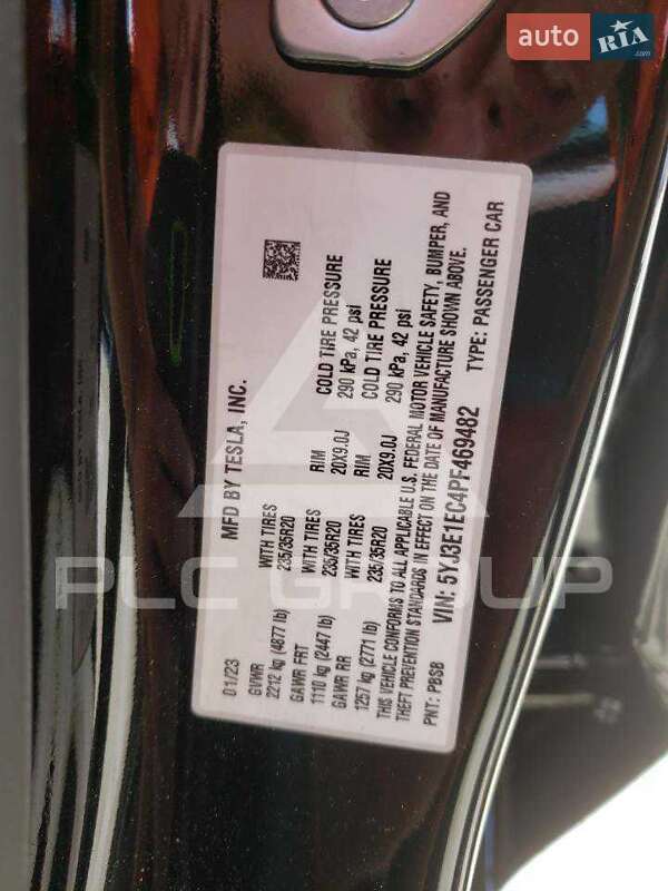 Седан Tesla Model 3 2023 в Одессе
